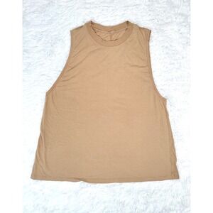 Lululemon Women's All Yours Boyfriend Tank *Beech Wood size‎ 10